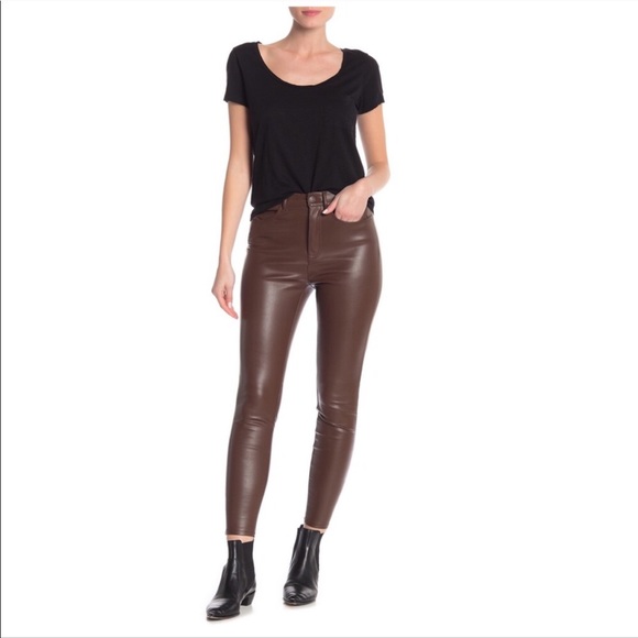 Free People Pants - Free People Vegan Leather Jeggings